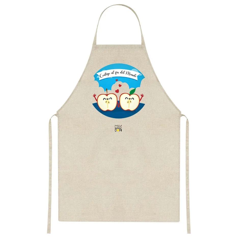 Delantal Contigo Al Fin Del Mundo