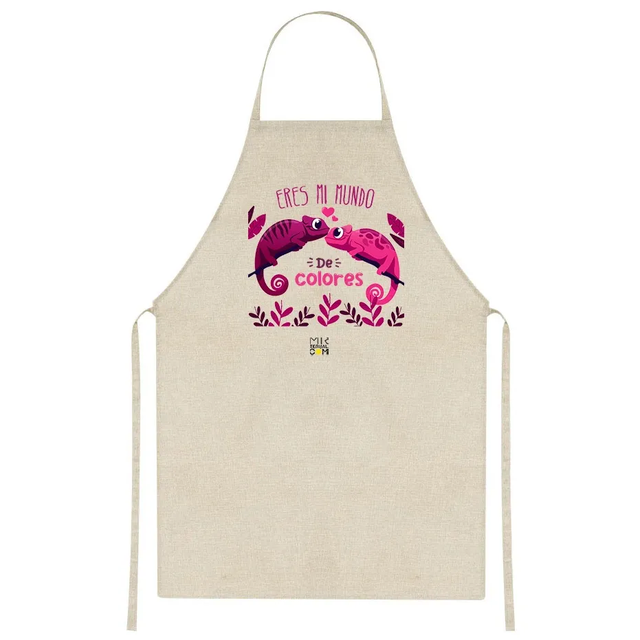 Delantal Eres Mi Mundo De Colores