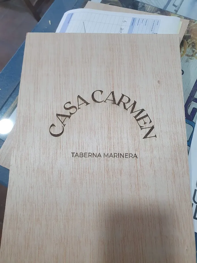 Rótulo para Bar Realizado a Mano con Chapón Marino